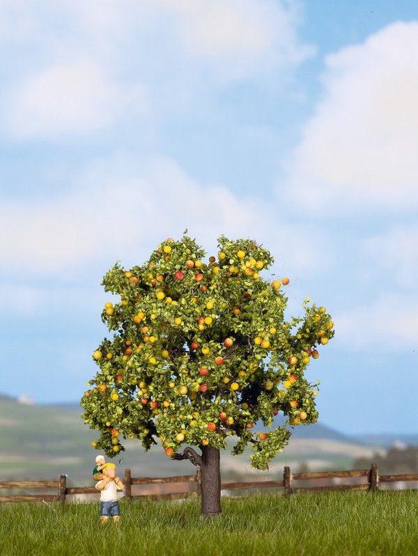 21560 Apfelbaum mit Früchten, 7,5 cm hoch