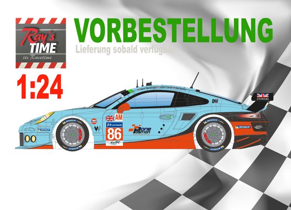 VORBESTELLUNG Bausatz SCALEAUTO Racing-RC2 Comp P991 RSR Le Mans 2016 No. 86